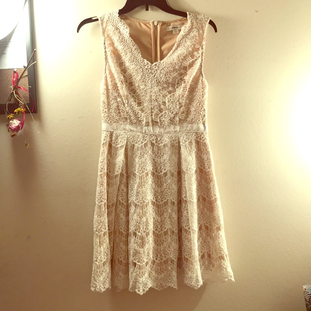 Francesca’s White Lace Dress